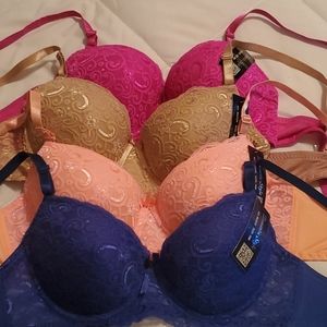 New Romantic Style Bra (set of 4) Sz 38B